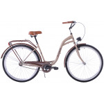 Mestský bicykel 28" Kozbike K29 1 prevodový Béžovo hnedý